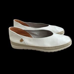 Verbenas Noelia Nucleo Ballerinas Shoes Women’s Size 40 US 9 White Leather